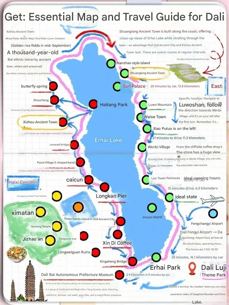 what to do in dali yunnan:Essential map guide for visiting Dali