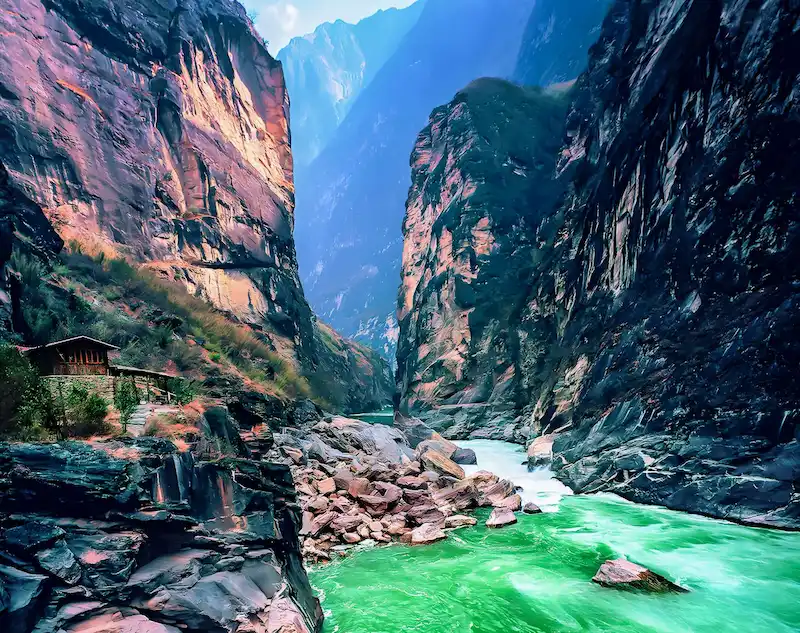 Tiger Leaping Gorge in Yunnan, China