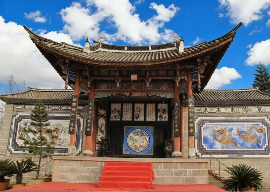 The stage of Yunnan Ethnic Village