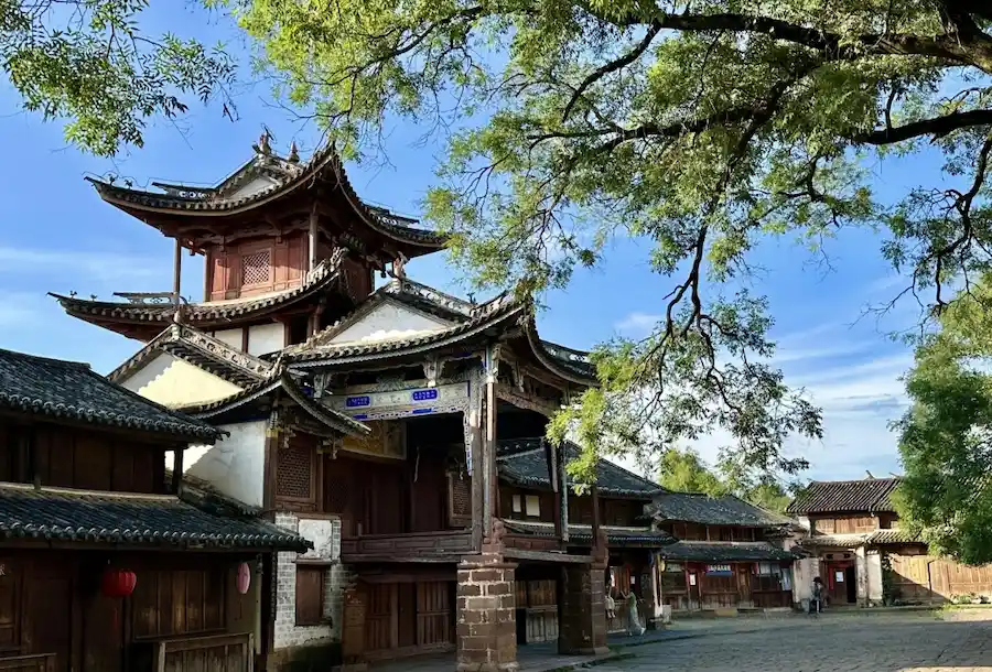 Yunnan ShaXi Ancient Opera Stage