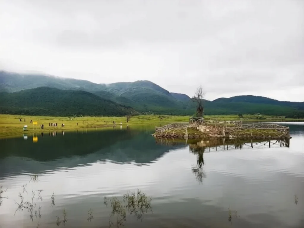 Longnv Lake in Yuhu Village, Yunnan