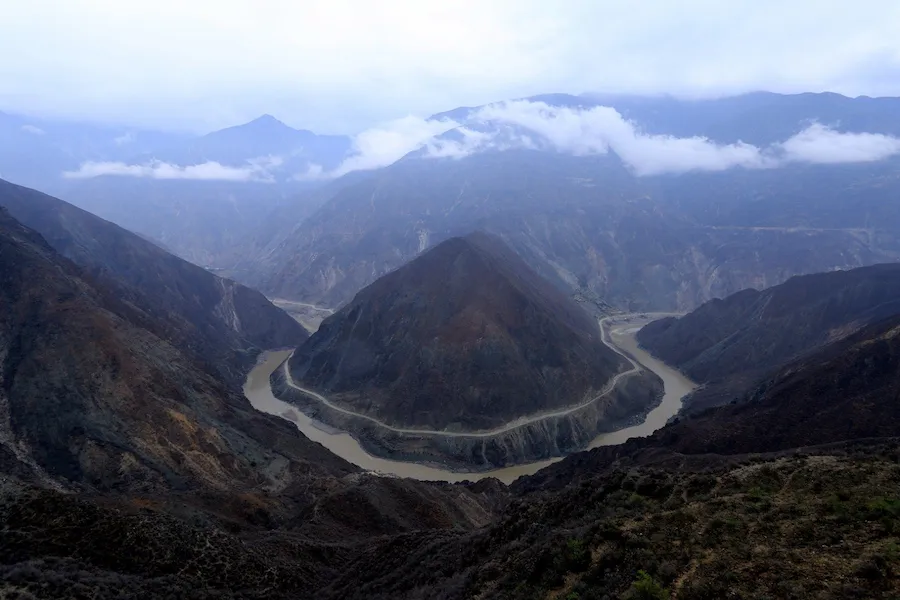 The Great Bend of the Jinsha River in Yunnan