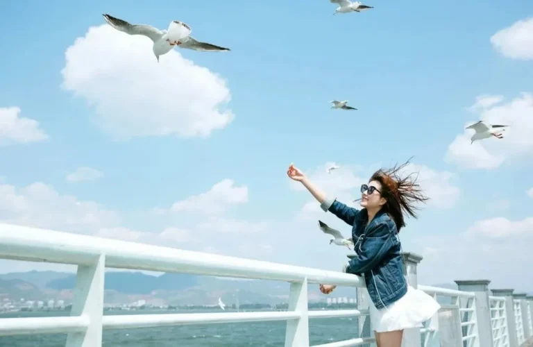 Dianchi Lake in Kunming, Yunnan